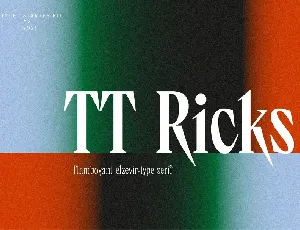 TT Ricks font