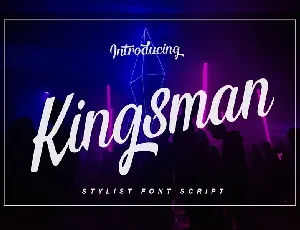 Kingsman Script font