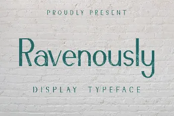 Ravenously Demo font