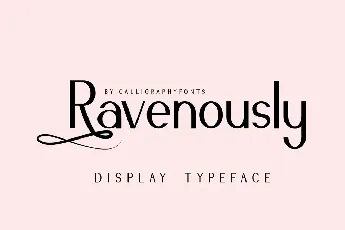 Ravenously Demo font