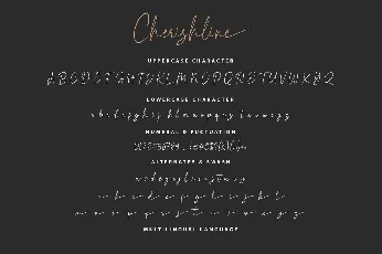 Cherishline Demo font