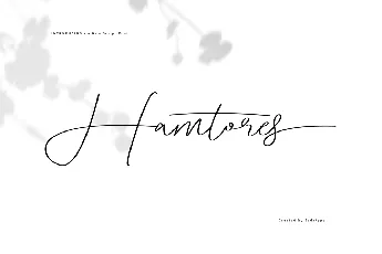 Hamtores font