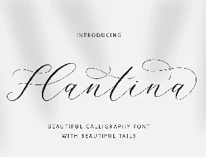 Flantina font