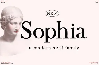 Sophia Family font