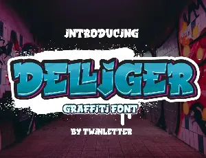 Delliger font