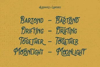 Bartond Typeface font