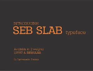 Seb Slab Typeface font