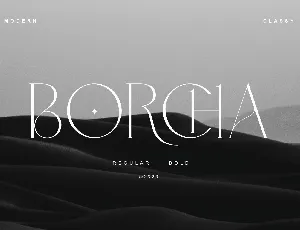 Borcha font