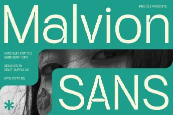 Malvion font