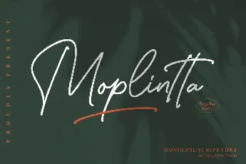 Moplintta font