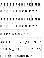 Robot Go font