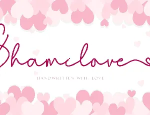 Shamilove font