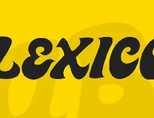 Lexico font