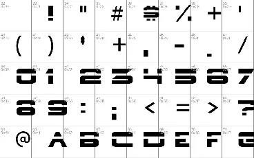 Borg 9 font