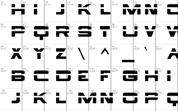 Borg 9 font