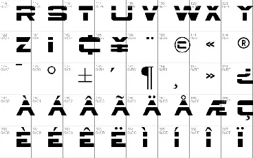 Borg 9 font