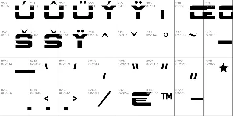 Borg 9 font