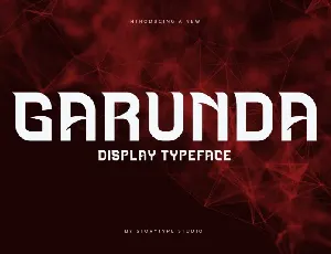 Garunda font