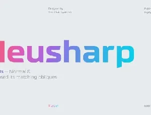 Neusharp font