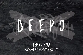 Deepo Handwriting font