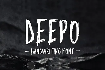 Deepo Handwriting font