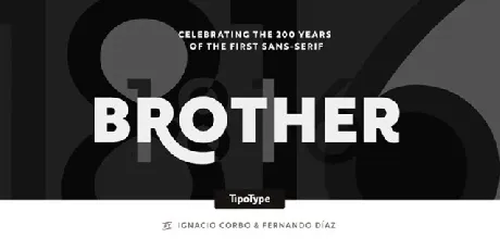 Brother 1816 font