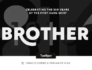 Brother 1816 font