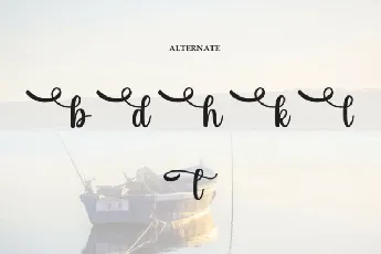 Small Boat Script font