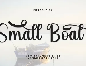 Small Boat Script font