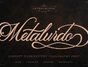 Metalurdo Script font