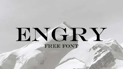 Engry font