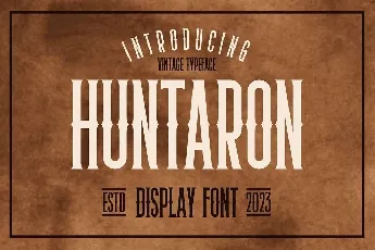 Huntaron font