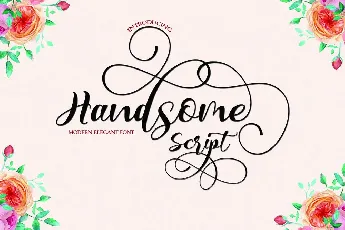 Handsome Script font