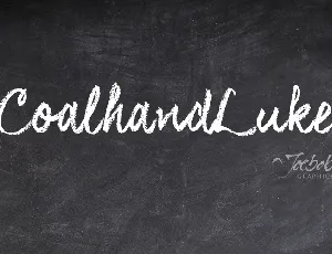 CoalhandLukeTRIAL font