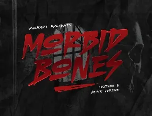 Morbid Bones font