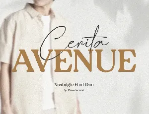 Cerita Avenue Duo font