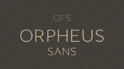 GFS Orpheus Sans Serif font