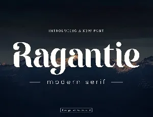 Ragantie font