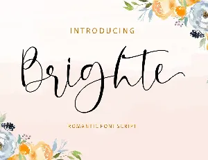 Brighte Script font