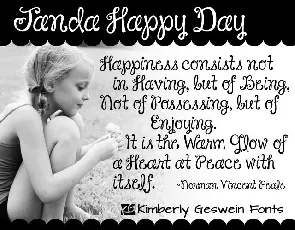 Janda Happy Day font