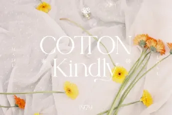 Cotton Kindly font