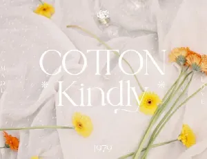 Cotton Kindly font