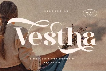 Vestha font