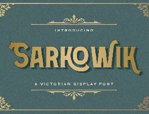 Sarkowik font