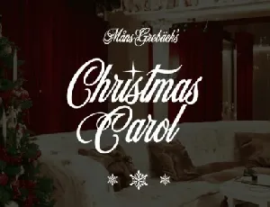 Christmas Carol font