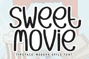 Sweet Movie Display font