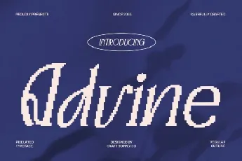 Advine Pixel font