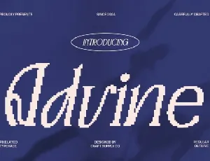 Advine Pixel font