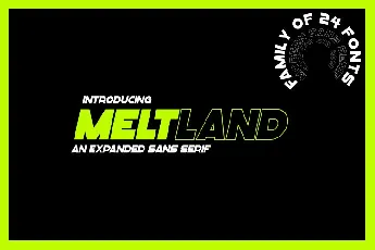 Meltland Sans Serif font