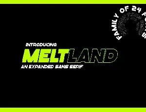 Meltland Sans Serif font